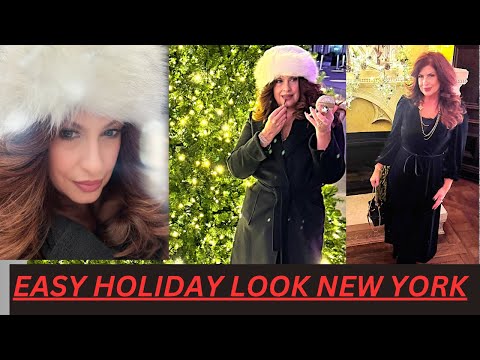 QUICK BEAUTIFUL HOLIDAY LOOK / NEW YORK STYLE