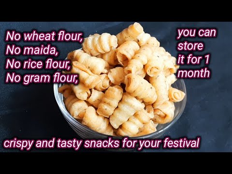 Without wheat flour, maida, rice flour| Crispy and tasty snacks for Diwali| Hindi Sindhi Food