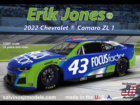 Eric Jones 2022 Camaro ZL1 Kit | Whats In The Box | Salvinos J R Models