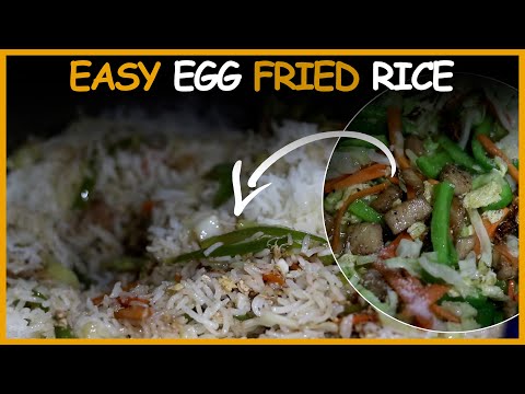 Egg Fried Rice | Restaurant Style | Easy Vegetable Rice Recipe