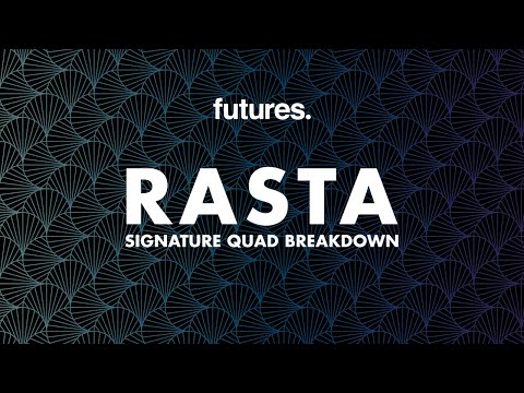 Futures Fins - Rasta Signature Quad Breakdown