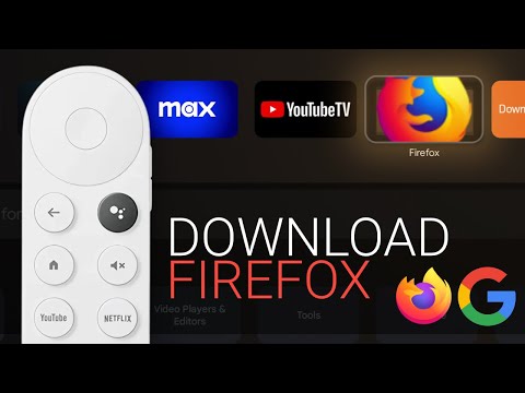 Install Firefox Browser to Chromecast with Google TV (CCWGTV)