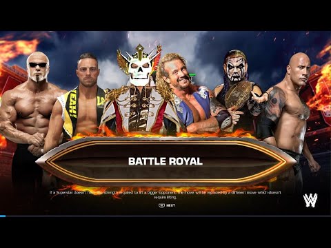 WWE 2K24 CHAMPIONS ONLY SIX MAN BATTLE ROYAL MATCH!