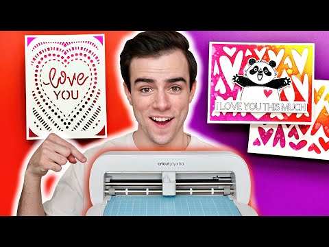 Making EASY Valentine's Day Cards Using The Cricut Joy Xtra! 💕