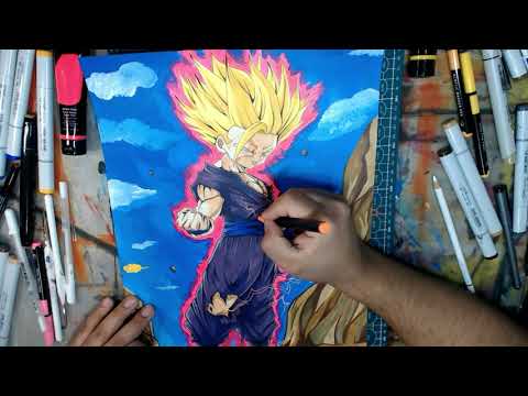 Epic Son Gohan Ssj2 Drawing Dragon Ball Z