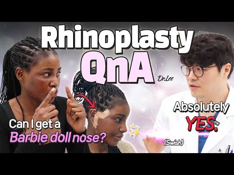 How can I get a BARBIE nose?  | Rhinoplasty Q&A session with Emily and Dr. Lee!