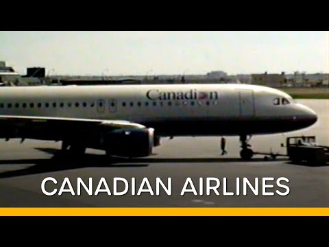 Canadian Airlines at Calgary Airport in 1994