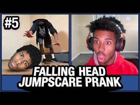 Falling Head JUMPSCARE PRANK on Omegle #5