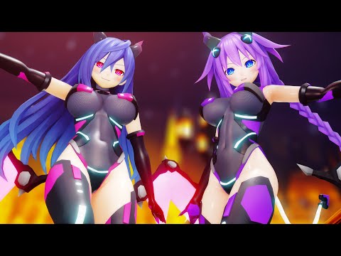 【MMD】LADY CRAZY - Neptune & Plutia【紳士向け】