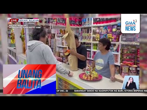 Bentahan ng mga paputok at pailaw, lumalakas na habang papalapit ang bagong taon | Unang Hirit