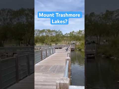 Mount Trashmore Lakes #shorts #mounttrashmore #virginiabeach #parksandrecreation