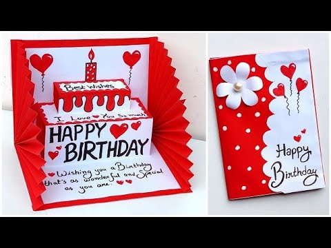 DIY : Happy Birthday Greeting card idea for Best Friend / Birthday Pop up card 2024