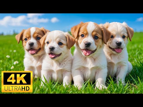 Baby Animals 4K (60 FPS) - Heartwarming Scenes Of Baby Animals With Relaxing Music