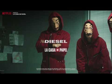 DIESEL X LA CASA DE PAPEL