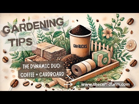 How to Use Coffee Grounds ☕ & Cardboard 📦 in Your Garden: A FREE, Easy Solution for Healthy Soil!