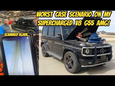 I got SCAMMED (again) on my Mercedes G55 AMG! Oil consumption cause is worst case scenario...