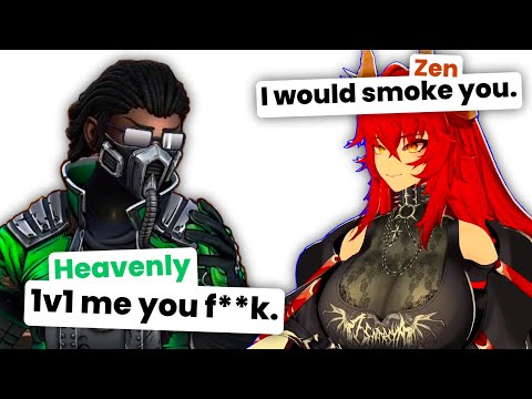 Heavenly absolutely destroys Zen in a one-on-one match after she trashtalked him...