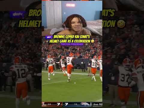 Twitch: FonceKam #browns #kaicenat #celebration #mafiathon2 #helmetgame