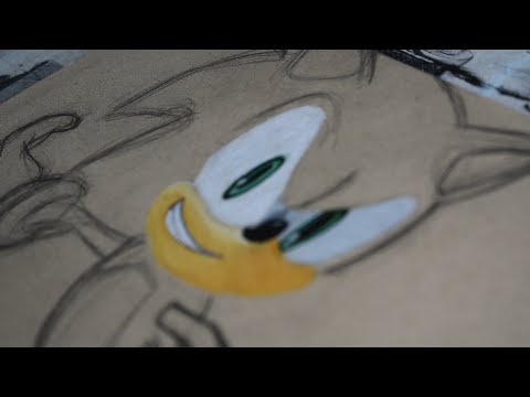 Sonic the Hedgehog #Timelapse #Drawing History Video| Agent00sonic