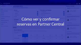 Cómo ver y confirmar reservas en Partner Central