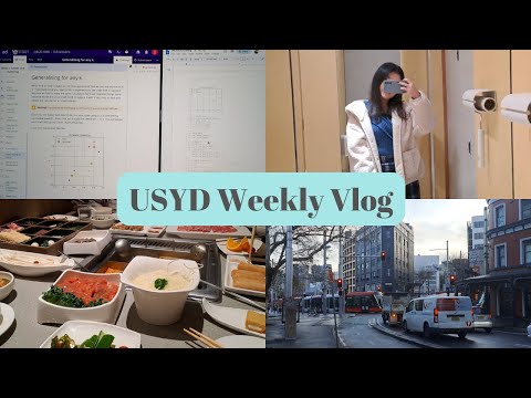 Vlog | University of Sydney | Freshman | Work + Study + Exercise + Eat + Friends