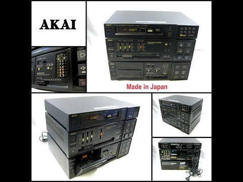 AKAI MIDI-20 Component HiFi System AT-M20 AM-M20 HX-M20 (Made in Japan)