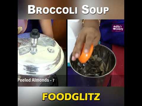 Broccoli Soup | Mallika Badrinath Indian Recipes | Pregnancy Food Vegetarian & Non Vegetarian Recipe