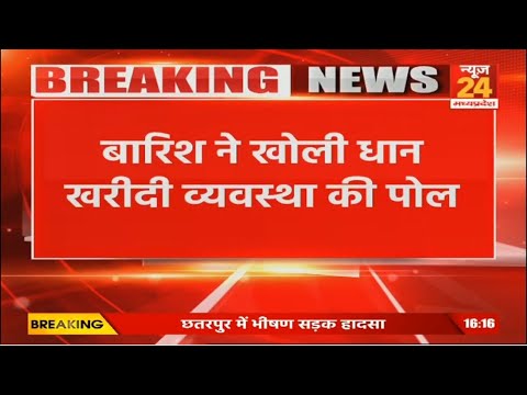 Dindori: बारिश ने खोली धान खरीदी व्यवस्था की पोल | MP | Dhaan Kharidi | Breaking News |Latest News