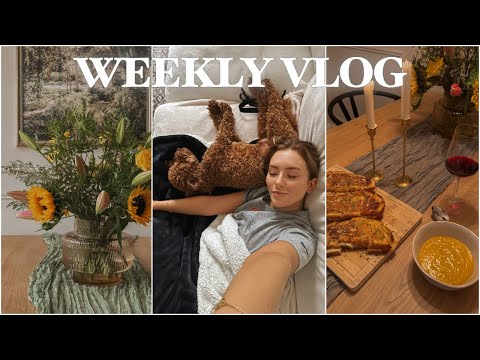 WEEKLY VLOG | cozy nights, autumn shopping & more house decorating!🧡