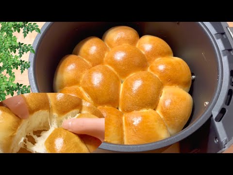 Air Fryer can also make such delicious bread！😋Air Fryer Milk Bread【Eng Sub 】