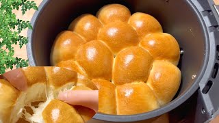 Air Fryer can also make such delicious bread！😋Air Fryer Milk Bread【Eng Sub 】