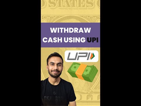 How to Withdraw cash using UPI? #shorts