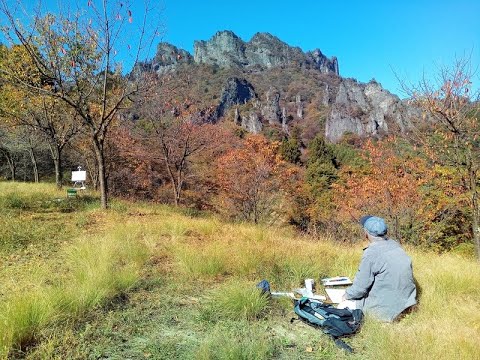 紅葉の妙義山スケッチ小旅行　2023年11月8日#紅葉#妙義山