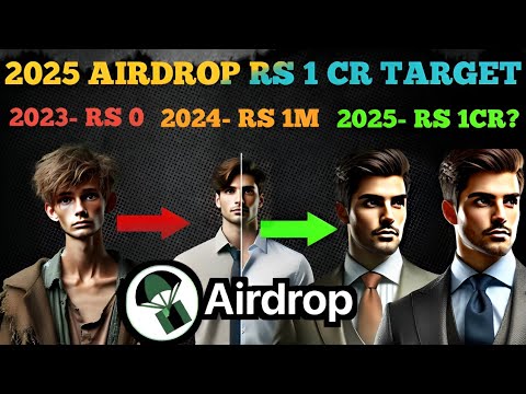 How I Earned ₹10 Lakh from Crypto Airdrops in 2024 | My Goal to Earn ₹1 Crore in 2025