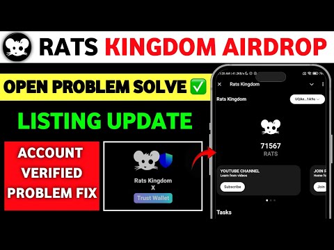 Rats Kingdom Open Problem | Rats Kingdom Airdrop Open Problem Fix | Rats Open Problem Fix