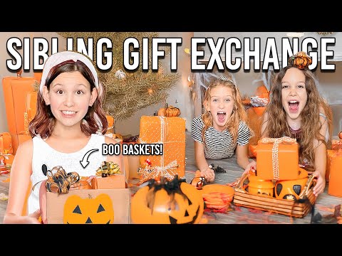 👻 BOO BASKET 👻 SiBLiNG SURPRiSE GiFT EXCHANGE