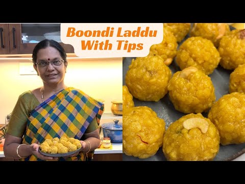 Boondi Laddu with Tips in tamil | Annams Recipes