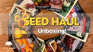 Seed HAUL Unboxing! | Garden Season 2024 | My Top Picks for this Season