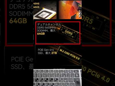 GEEKOM ミニPC「A8」本当にミニ？なスペック紹介　#shorts