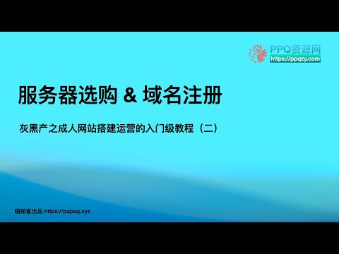 2023教程节选：详解挥铲行业中服务器的挑选，购买，测评，套路曝光，域名注册与迁移 「啪啪雀2023入门教程」