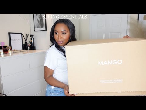 Spring essentials | Mango try on haul | Pieces you need in your wardrobe for spring