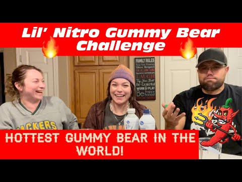 Lil' Nitro World's Hottest Gummy Bear $100 Challenge! 💵