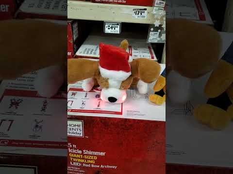 Home Depot Animated Sad Singing Dog #christmas  #shorts