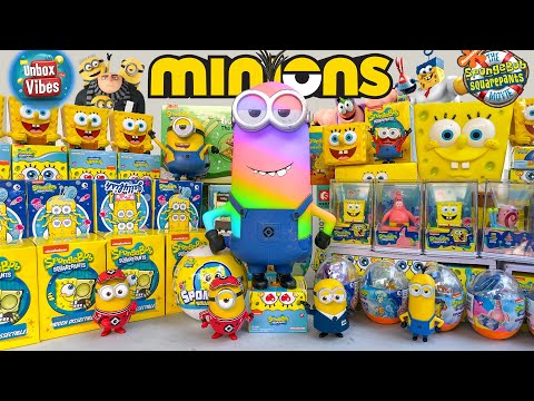 Real? Satisfying with Unboxing Rainbow DESPICABLE ME 4 Toys🍌Origin Pineapple SPONGEBOB