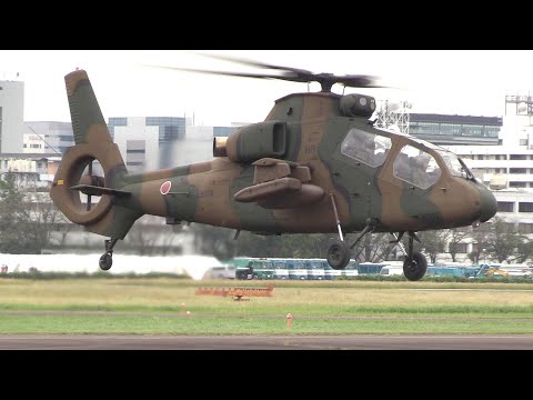 【立川航空祭2024】ヘリコプター/陸上自衛隊  OH-1 オメガ,AH-1S コブラ