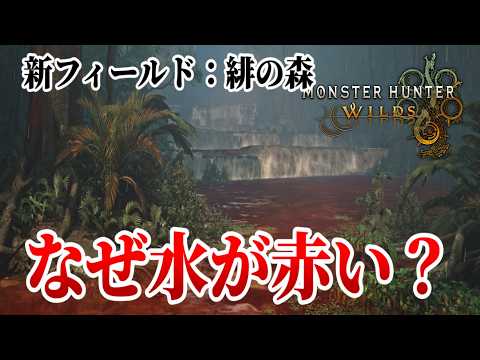 【モンハンワイルズ】新マップ「緋の森」の赤い水の謎【モンハン考察 切り抜き】