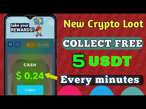 New Crypto Loot CLAIM $5 Daily Earn Money Online hopping io review