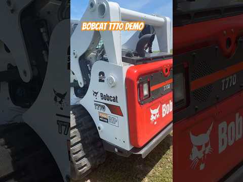 Demoing A Bobcat T770 #shortsvideo #bobcat