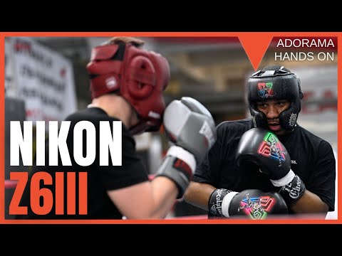 Nikon Z6III: NEW Full Frame Partially Stacked Sensor | On Location Boxing Gym Photo Shoot