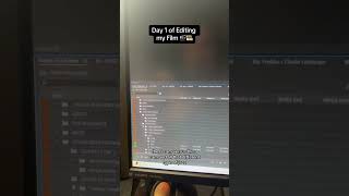 "Part 3" Day 1 of Editing My Film✂️🎞️ #filmtok #filmeditor #premierepro #shortfilm